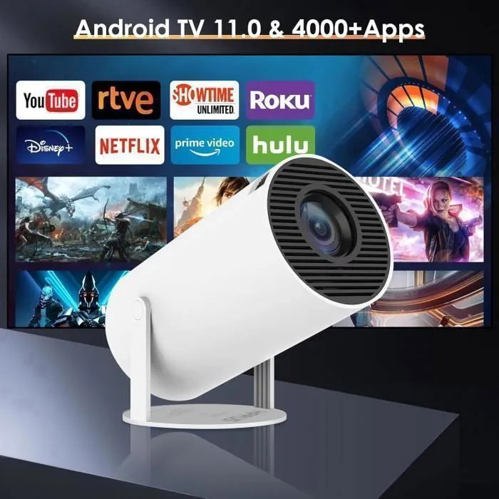 mini projecteur 4 k supporte android 11 smart
