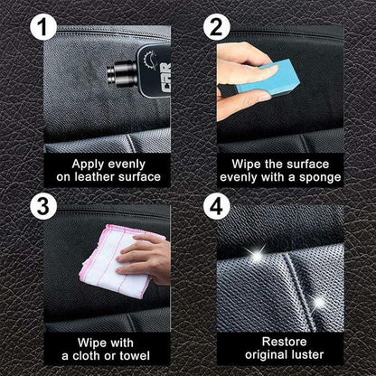 Car Restorer Cream كريم إعادة لمعان الجلد والبلاستيك السيارة