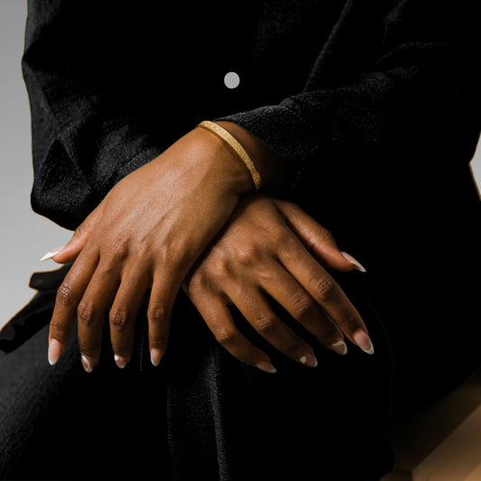 Bracelet Ayat el kursi doré ajustable en acier inoxydable (Hommes et Femmes )