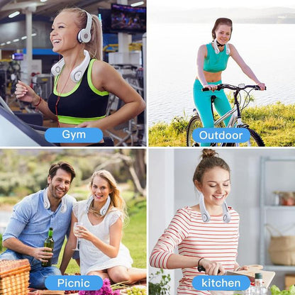 🔥 Ventilateur Tour de Cou à Refroidissement Instantané – AirCool Pro™