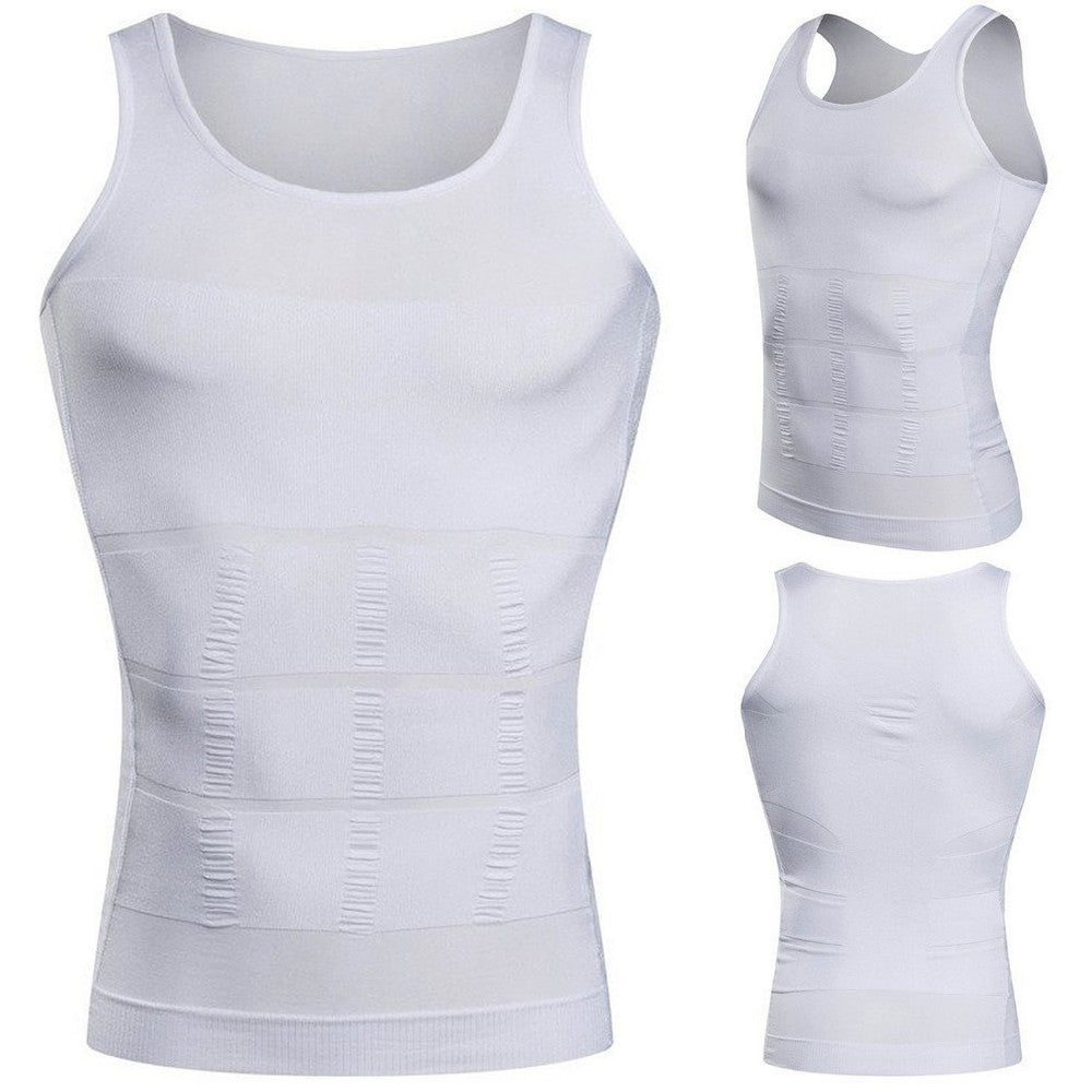 Débardeur Gainant : Sculptez votre Silhouette,(Couleur blanche )